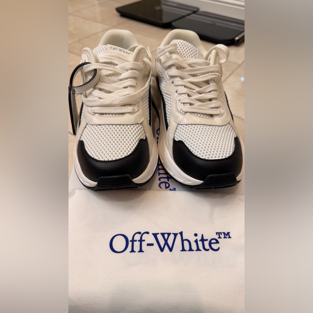 Brand New ::: Off-White Black, white, grey, and Cream Sneakers